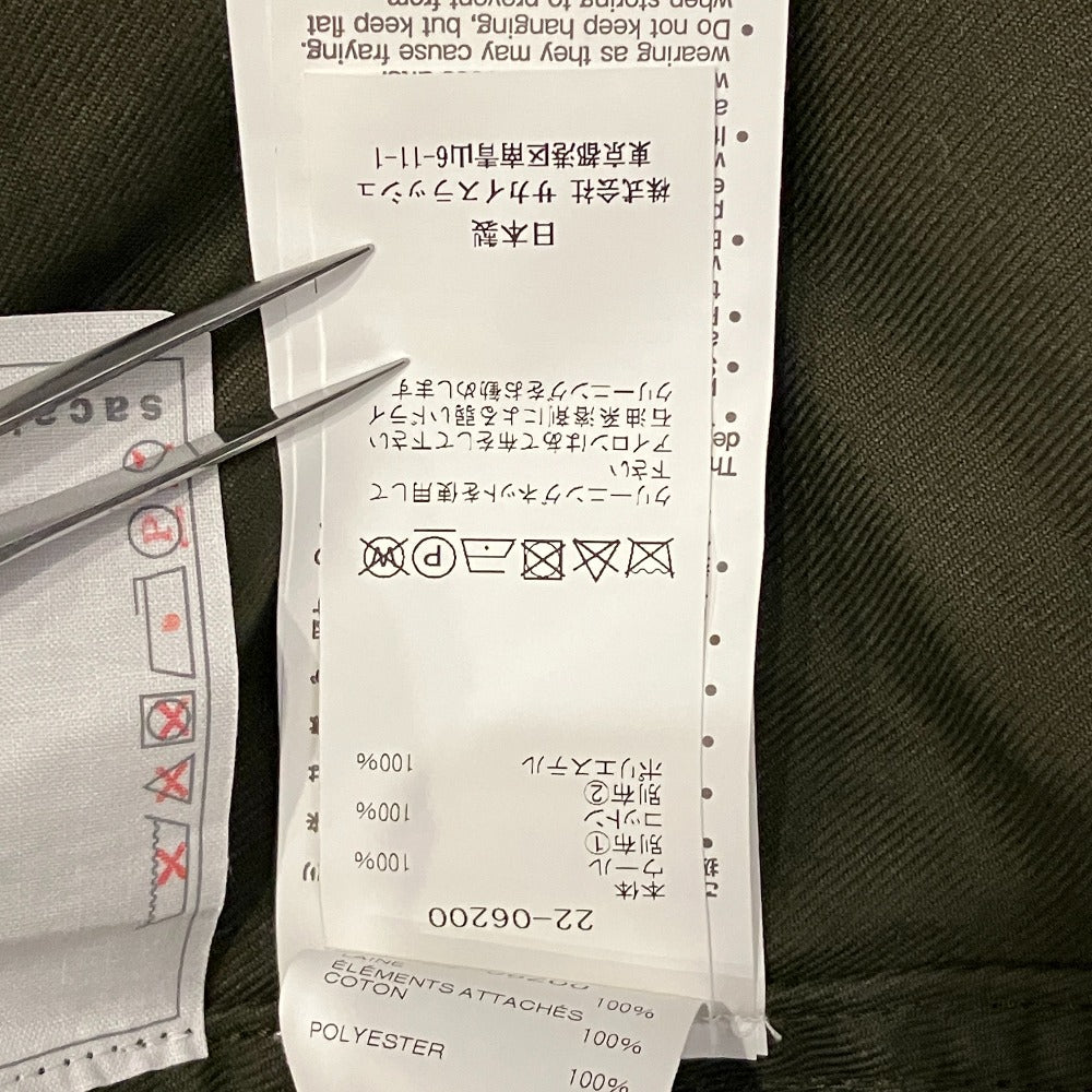 サカイ ニットドッキングミリタリーシャツ