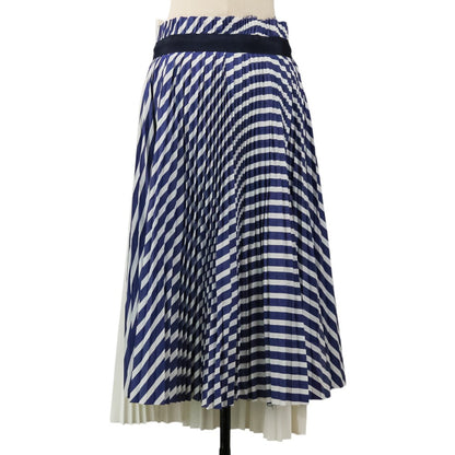 サカイ Stripe Shirting プリーツスカート