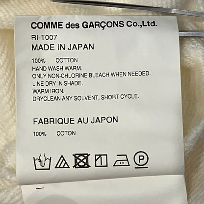 コムデギャルソン カッティングデザインスウェットトレーナー