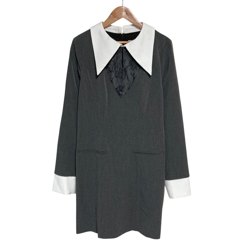 ハーリップトゥ Pointed Collar ワンピース