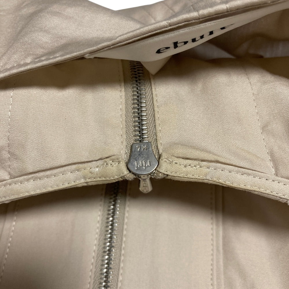 エブール フロントジップフレアワンピース