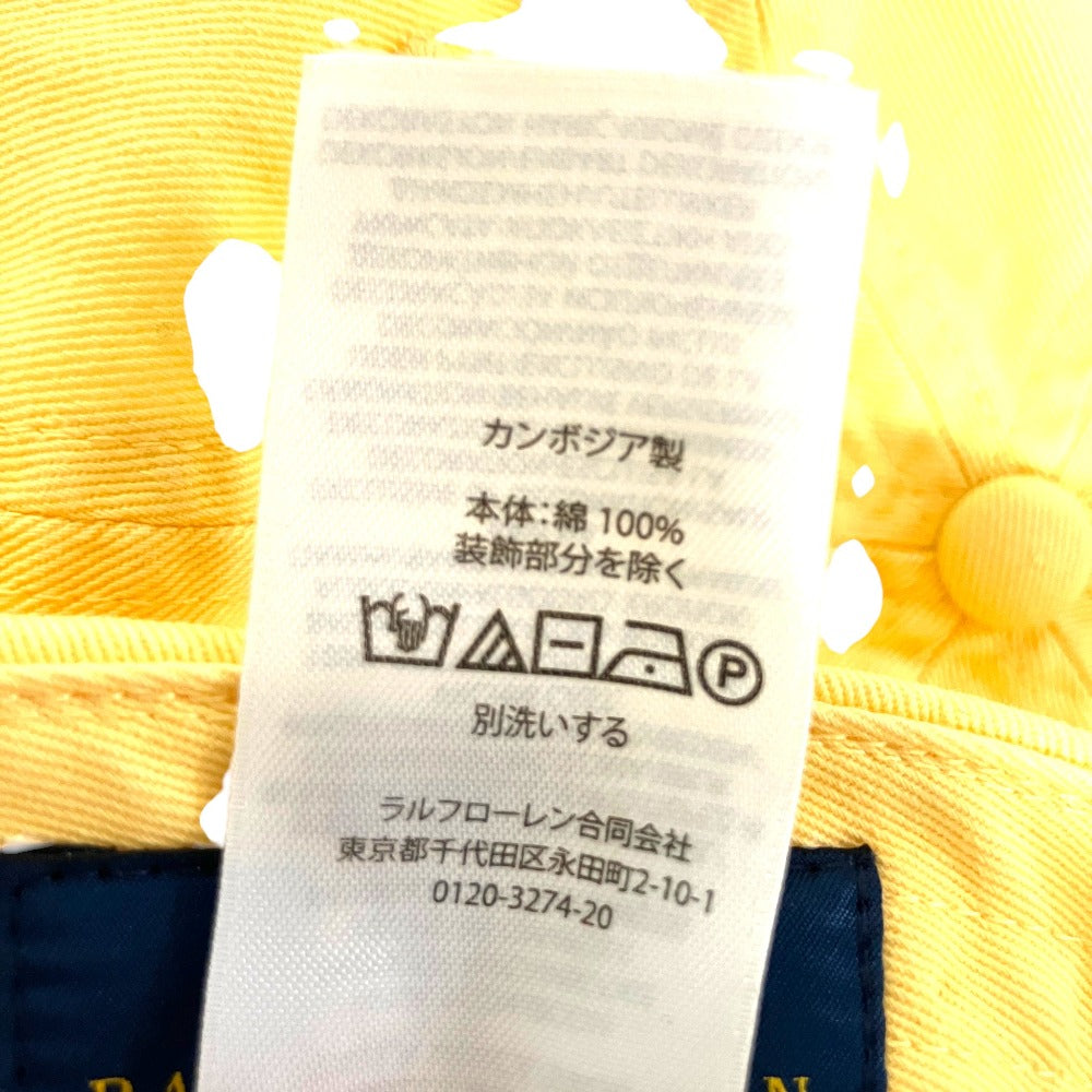 ポロラルフローレン ロゴ刺繍キャップ