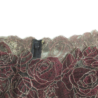 タダシショージ Rose Motif Sheath Dress ワンピース
