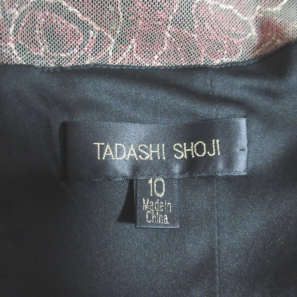 タダシショージ Rose Motif Sheath Dress ワンピース