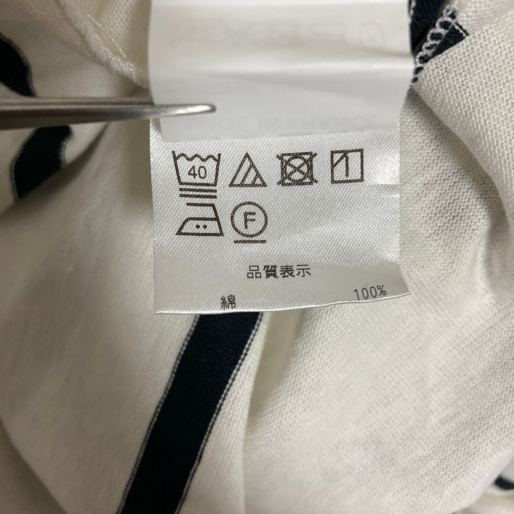 ルミノア ボーダー七分袖カットソー