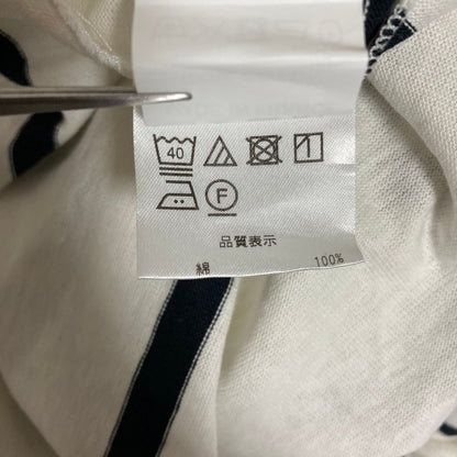 ルミノア ボーダー七分袖カットソー