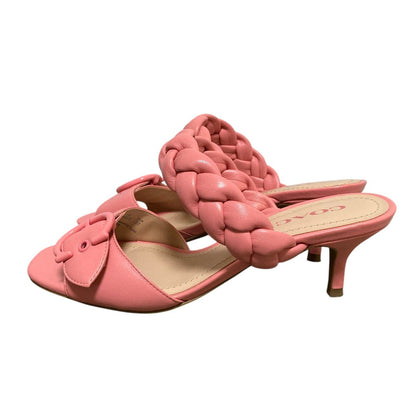 コーチ MOLLIE LEATHER SANDAL サンダル