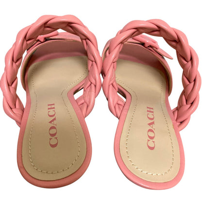コーチ MOLLIE LEATHER SANDAL サンダル