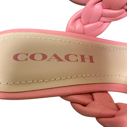 コーチ MOLLIE LEATHER SANDAL サンダル