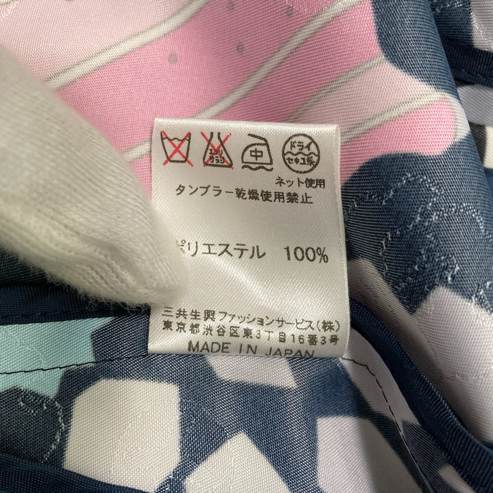 レオナールスポーツ 総柄ポリエステルコート