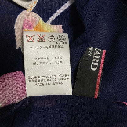 レオナールファッション フラワープリントシアーブラウス