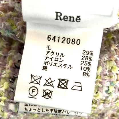 ルネ ノースリーブニットワンピース