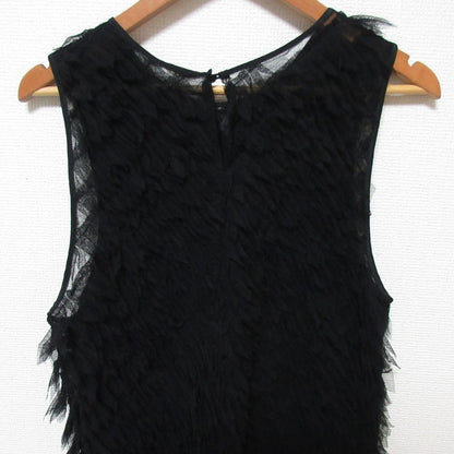 ミューズドゥドゥーズィエムクラス TULLE TIERED BLOUSE ノースリーブブラウス