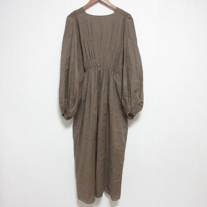 プルミエアロンディスモンロングカシュクールワンピース