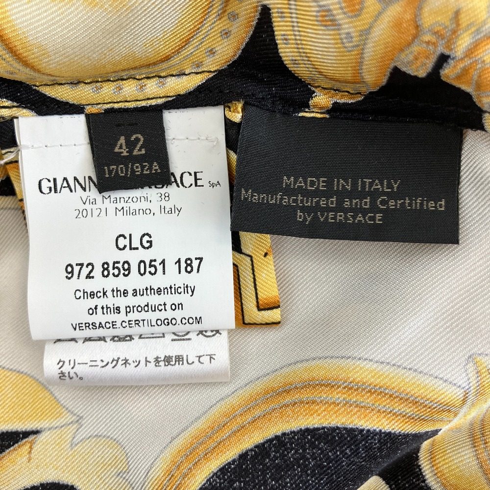 ヴェルサーチェ バロック柄ワンピース