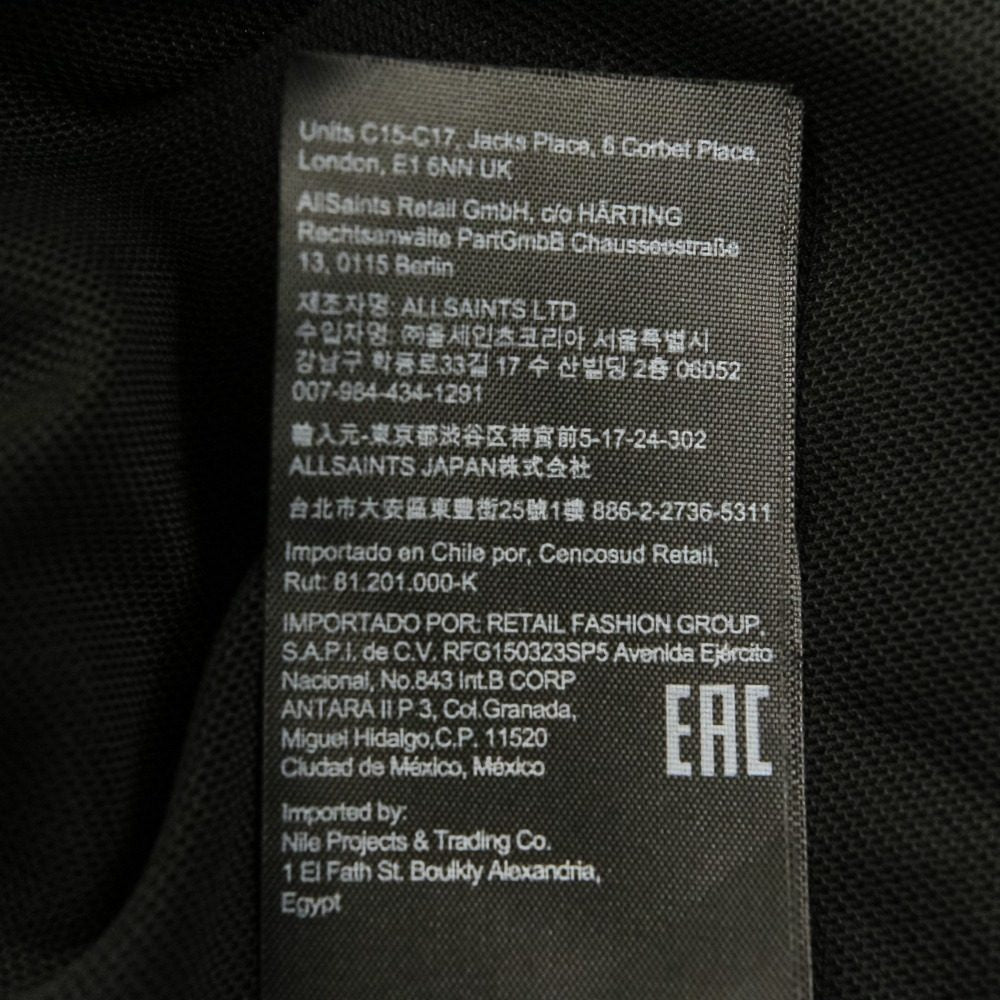 オールセインツ HANNA VALLEY SS DRESS ワンピース
