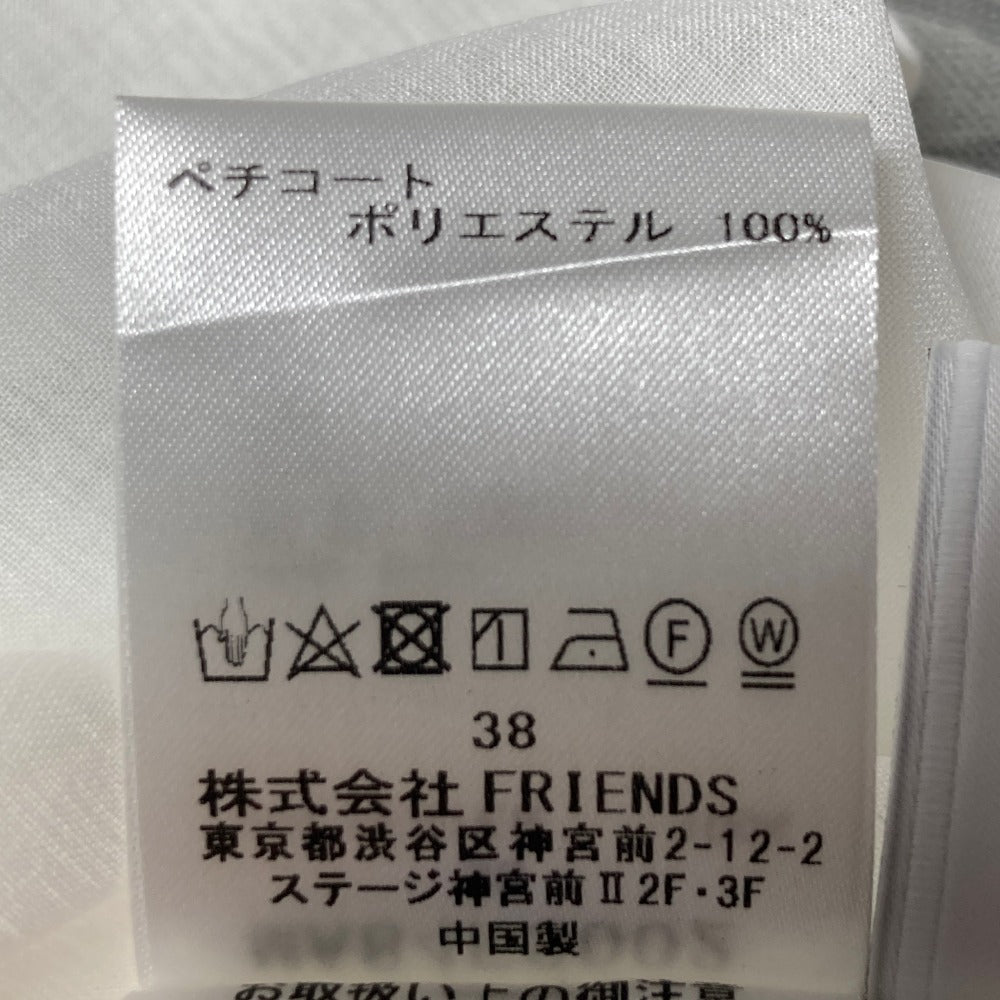 ミュベール フラワーエンブロイダリーチュールスカート