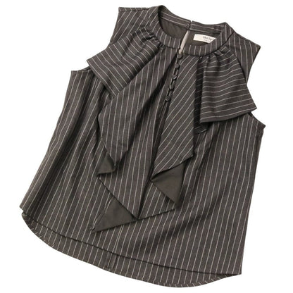 ハーリップトゥ Fleurine Ruffle Blouse Double Tuck Front Shorts セットアップ