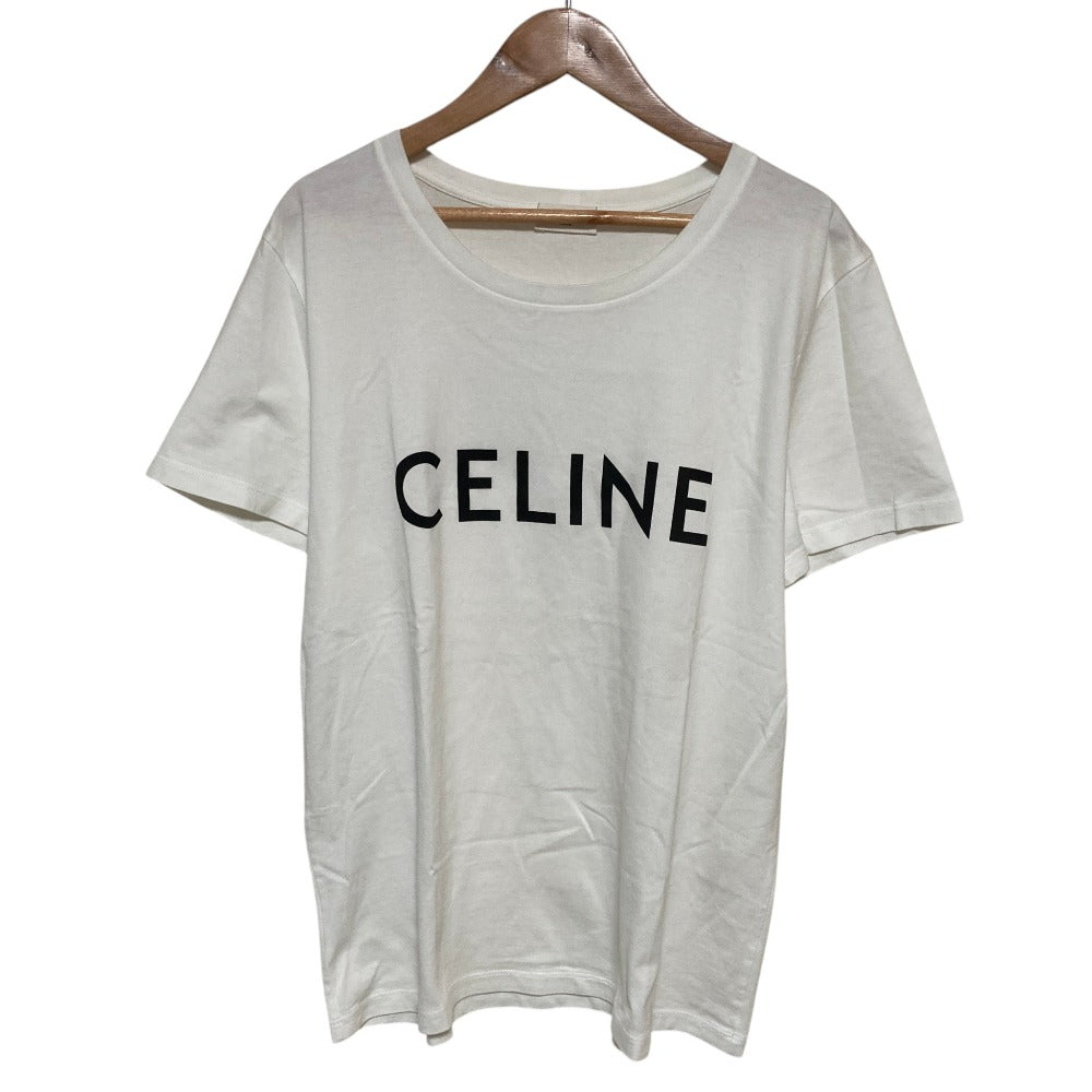 セリーヌ クラシックロゴプリントTシャツ