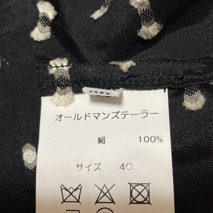 オールドマンズテーラー シルクシャツ
