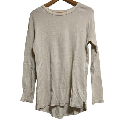 ドゥーズィエムクラス コットン長袖ワッフルTシャツ
