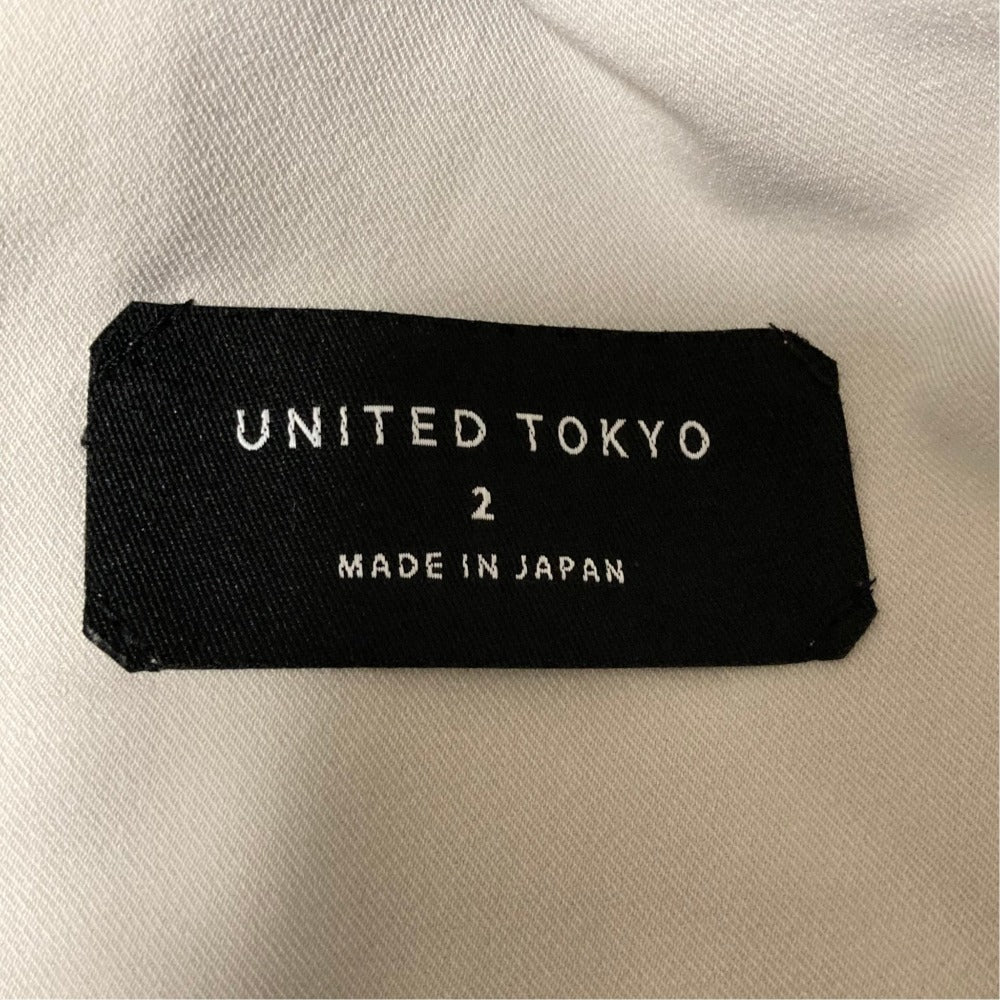 ユナイテッドトウキョウ ハイウエストカラーブロックパンツ