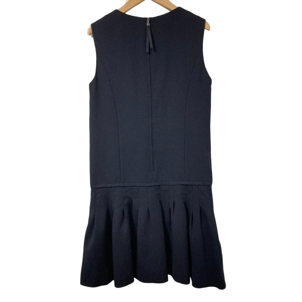 フォクシー Dropped Waist Pintuck ドレス