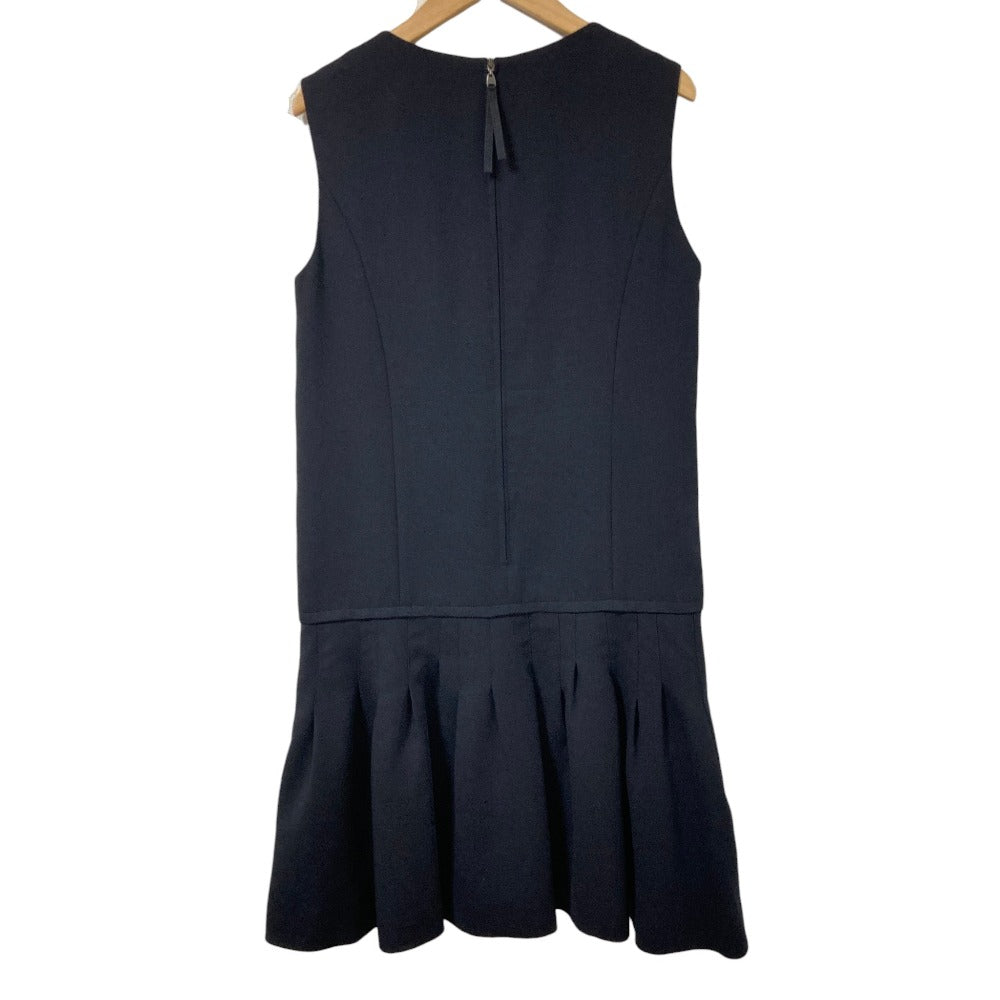 フォクシー Dropped Waist Pintuck ドレス