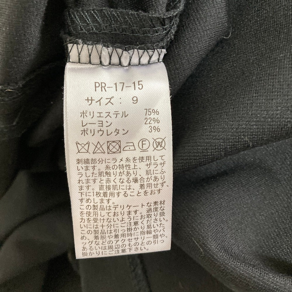 ロベルタディカメリーノ ベルト刺繍ロングスリーブワンピース