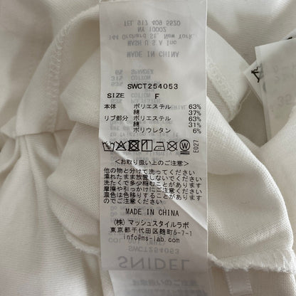 スナイデル サステナブルロゴTシャツ