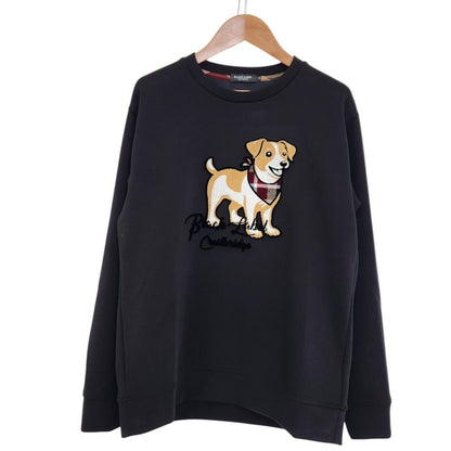 ブラックレーベルクレストブリッジ ジャックラッセルテリアスウェットシャツ