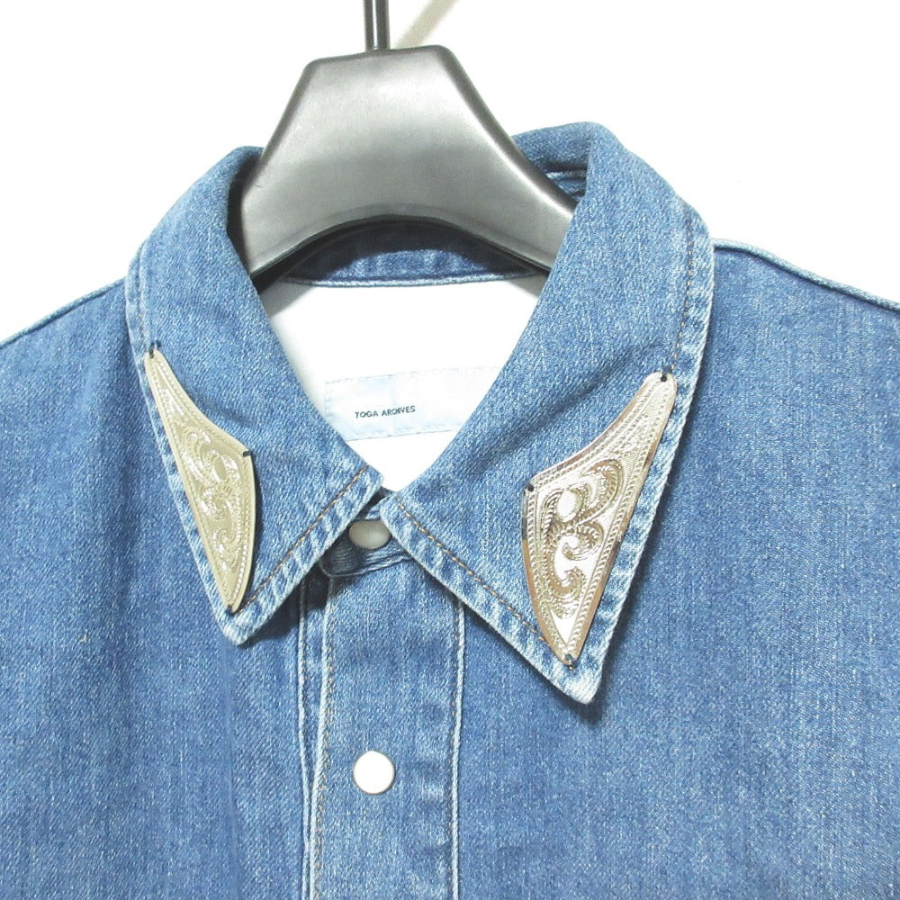 トーガアーカイブス Denim fringe デニムシャツ