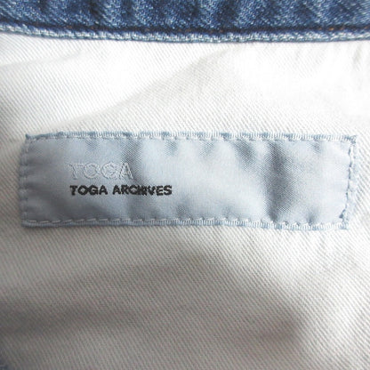 トーガアーカイブス Denim fringe デニムシャツ