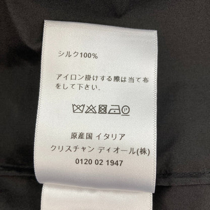 クリスチャンディオール シルクノースリーブブラウス