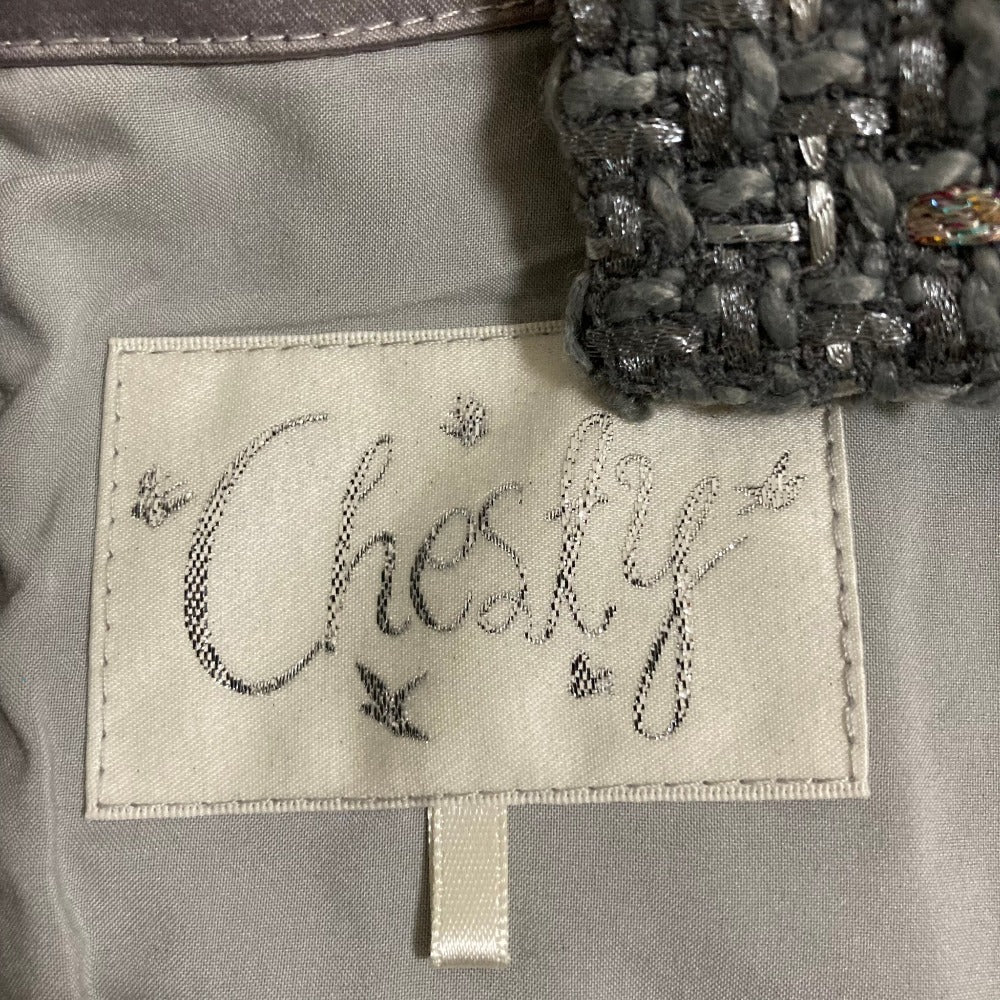 チェスティ ツイード刺繍ジャンパースカート