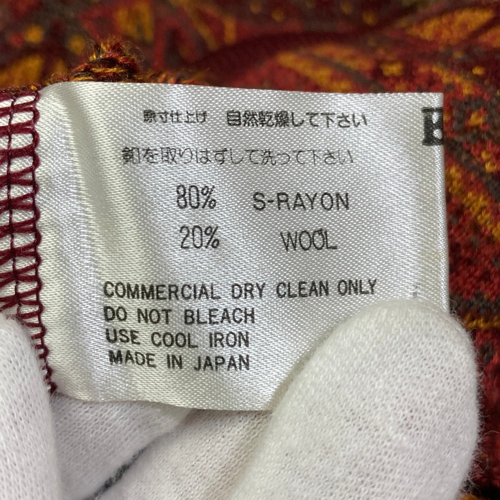 ビギ ウールブレンドクロップドニットジャケット