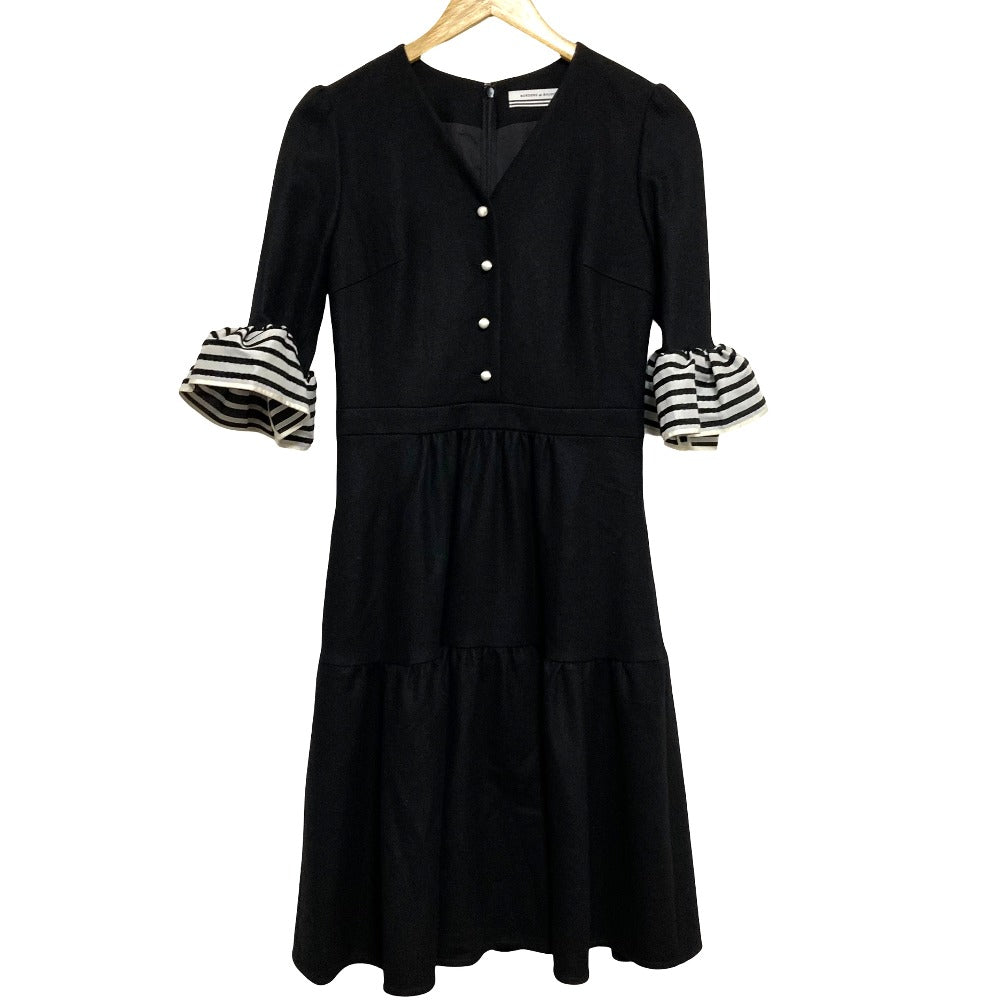 ボーダーズアットバルコニー WOOL JERSEY ワンピース
