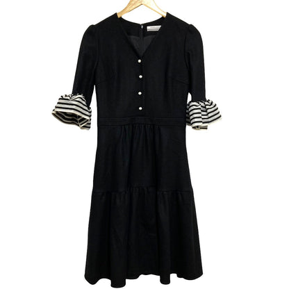 ボーダーズアットバルコニー WOOL JERSEY ワンピース