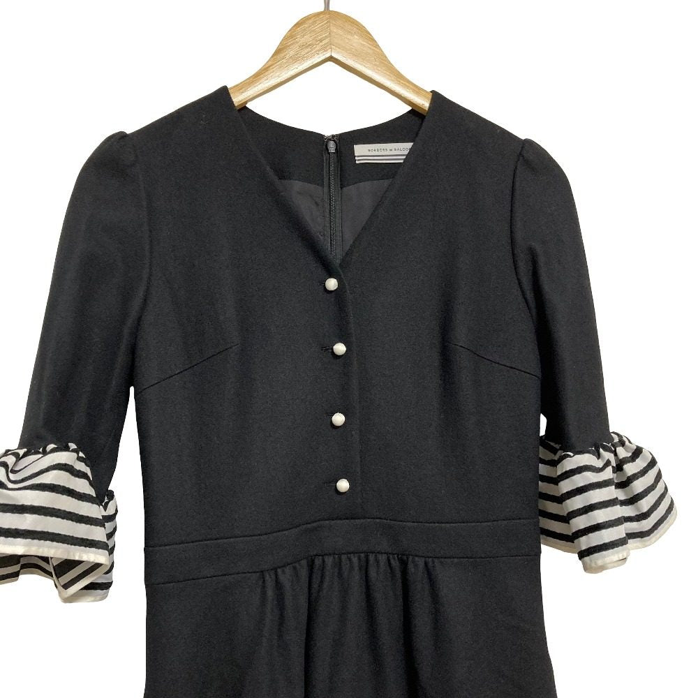 ボーダーズアットバルコニー WOOL JERSEY ワンピース