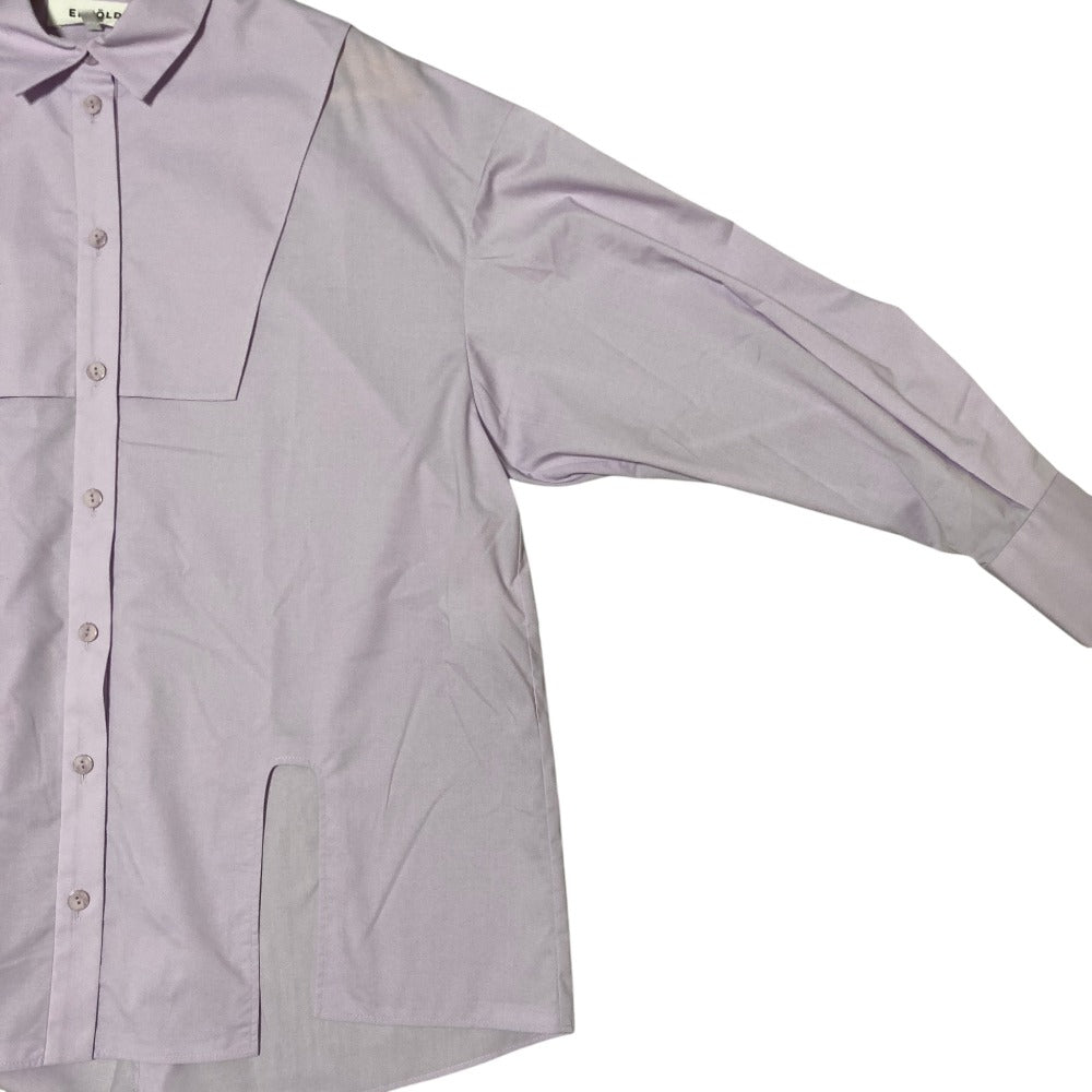 エンフォルド CHAIR SHIRT シルク混紡ブラウス