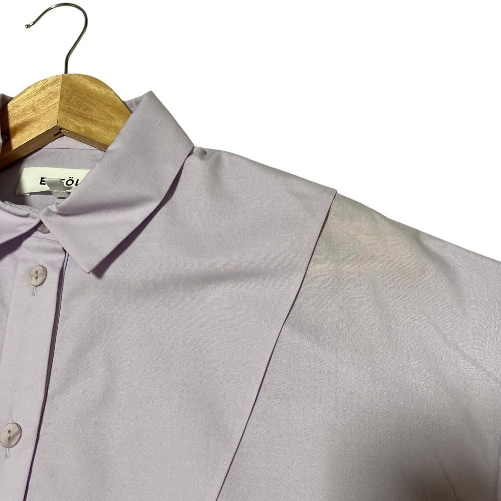 エンフォルド CHAIR SHIRT シルク混紡ブラウス