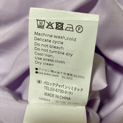エンフォルド CHAIR SHIRT シルク混紡ブラウス