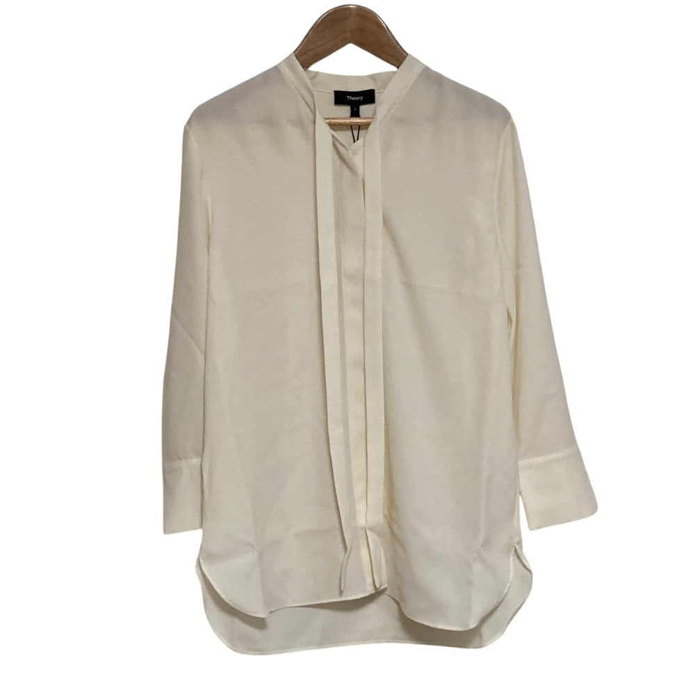 セオリー PRIME GGT TIE BLOUSE シルクブラウス