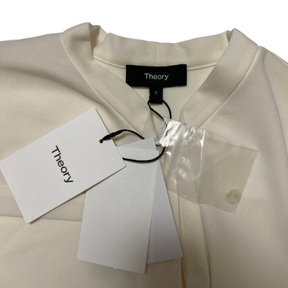 セオリー PRIME GGT TIE BLOUSE シルクブラウス