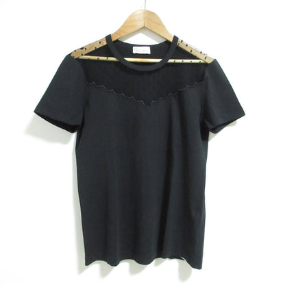 レッドヴァレンティノ レース切替ショートスリーブTシャツ
