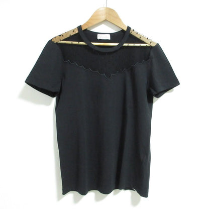 レッドヴァレンティノ レース切替ショートスリーブTシャツ