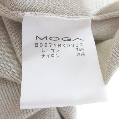 モガ ウォッシャブルニットカーディガン