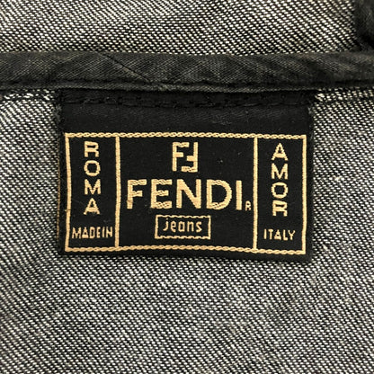 フェンディ ロゴテープ デニムジャケット