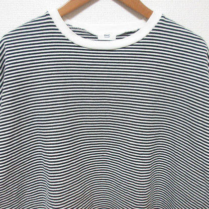 ロンハーマン ボーダー コットンロングスリーブワイドTシャツ