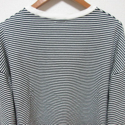 ロンハーマン ボーダー コットンロングスリーブワイドTシャツ